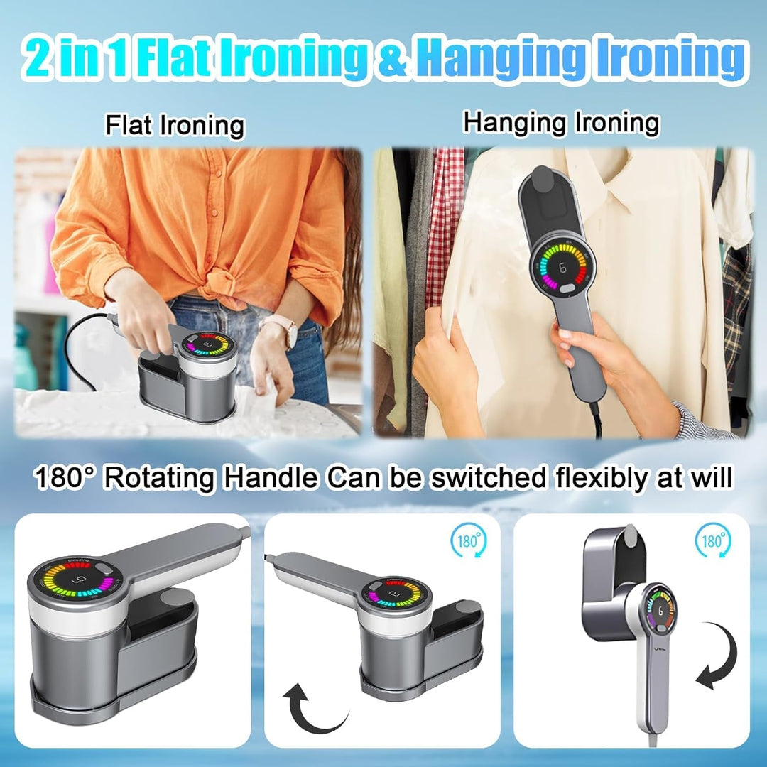 BowLift | Portable Travel Steamer Iron 1200W with 6 Modes and AU Plug
