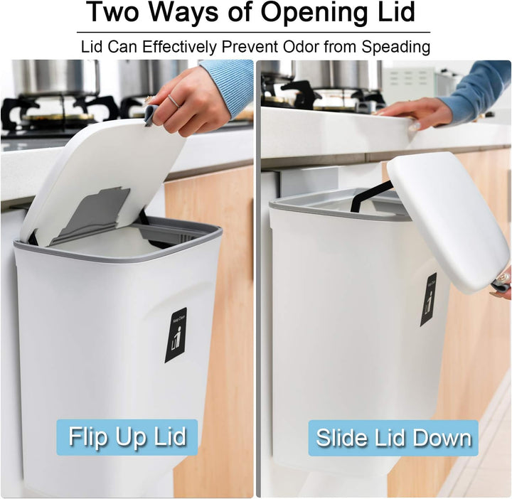 BowLift | 2.4 Gallon Kitchen Compost Bin For Counter Top Or Under Sink