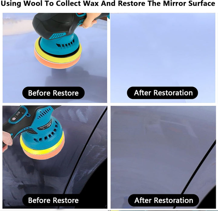 BowLift | Cordless Car Polisher with Dual Batteries and 8-Speed Control – Torvex