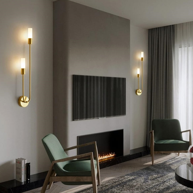 BowLift | Wall Light Gold LED Modern Bedside Lamp