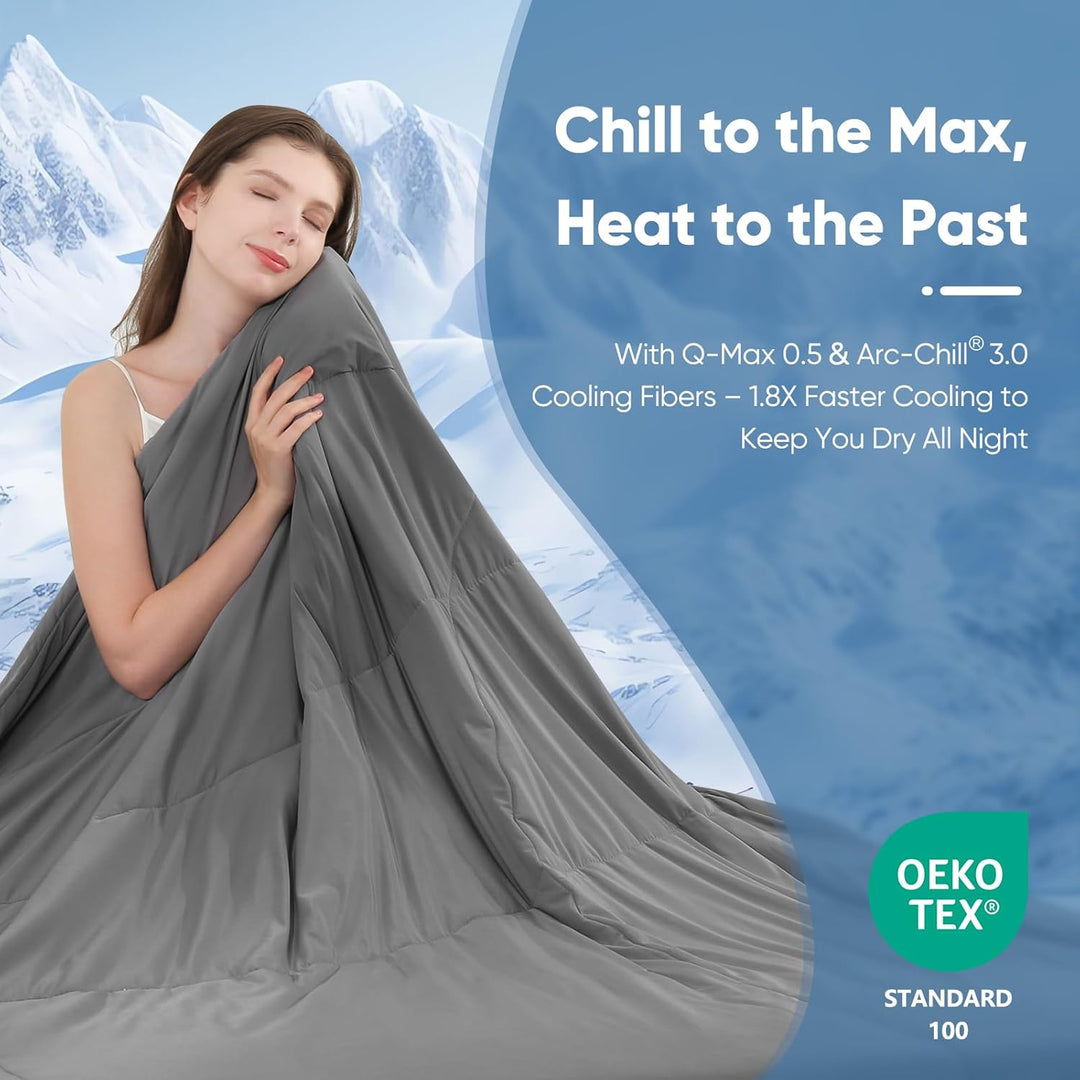 Revolutionary Cloudy 3D Cooling Comforter  Extreme Q Max 0.5 | Bowlift