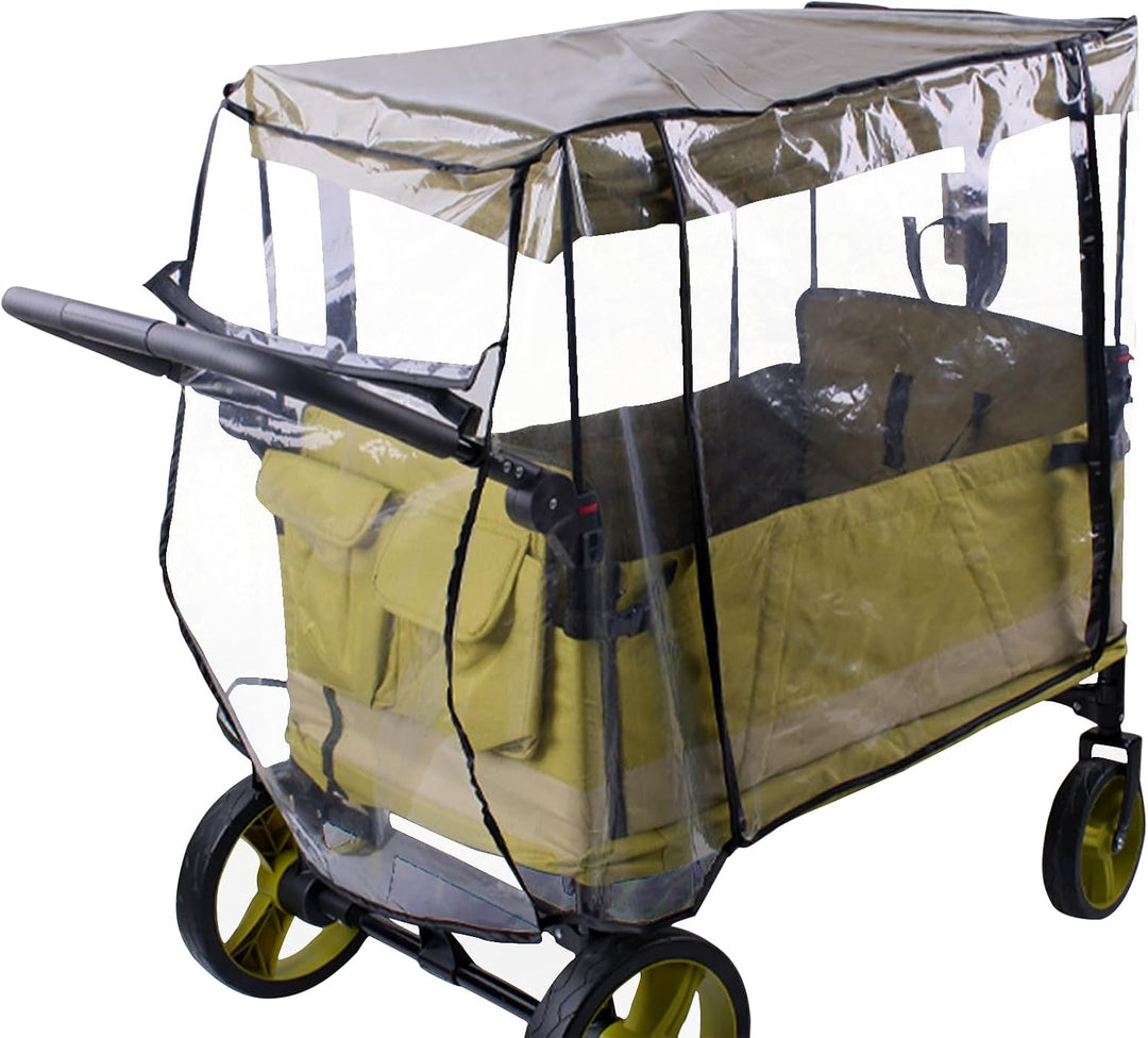 BowLift | Stroller Rain Cover – Windproof Protective Canopy for 2-Seat & 4-Seat Carts – Venaro