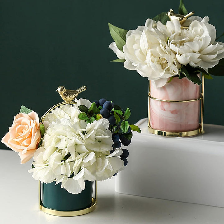 BowLift | Flower plant pots with bird design for stylish decoration