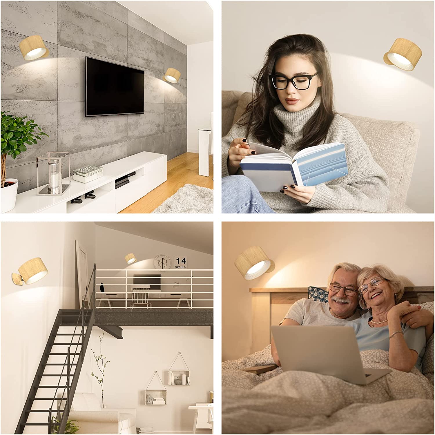 BowLift | Eternity Glow – Wireless LED Wall Light with Remote Control & Timer