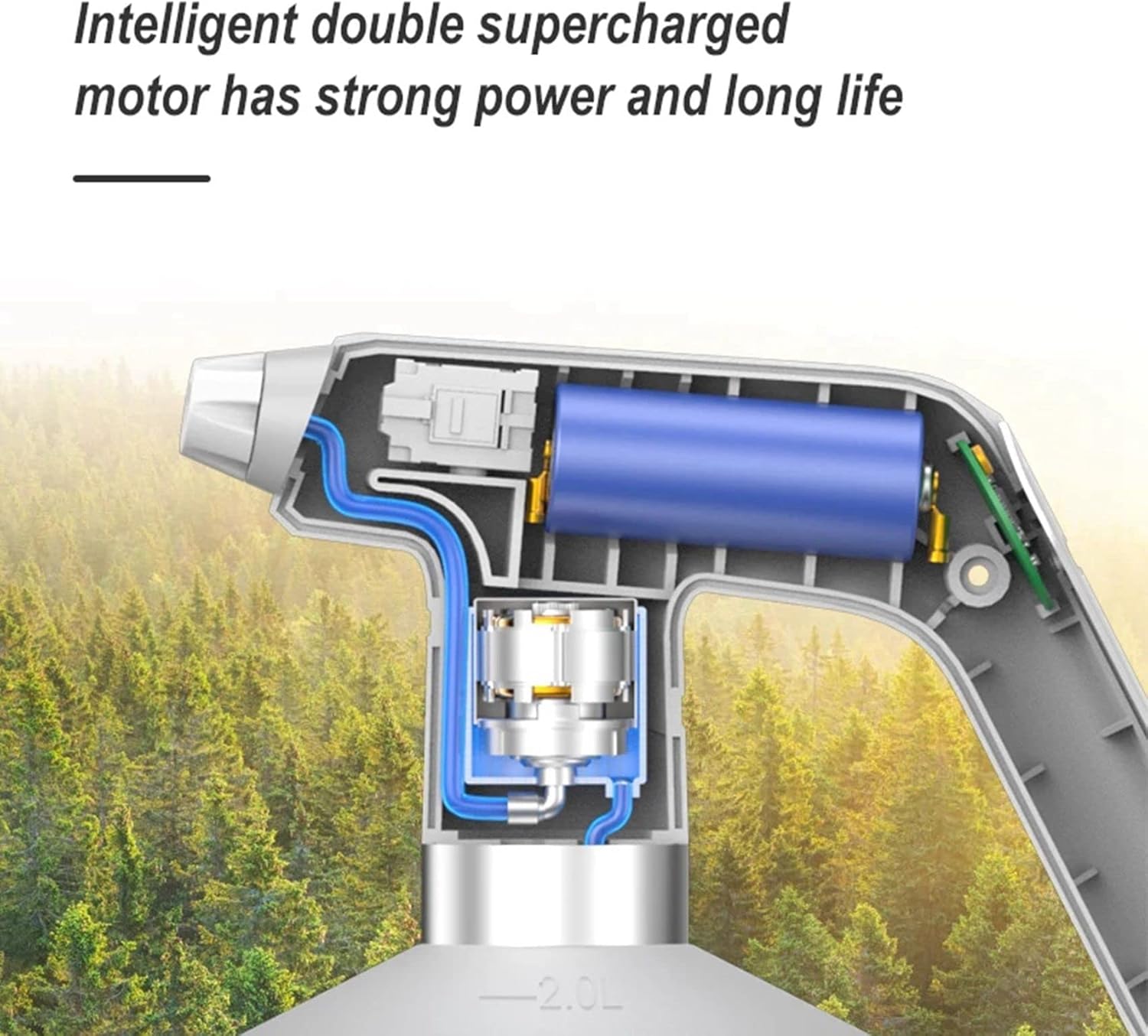 BowLift | Electric Spray Bottle for Plants – Automatic Watering Can with Comfort Grip