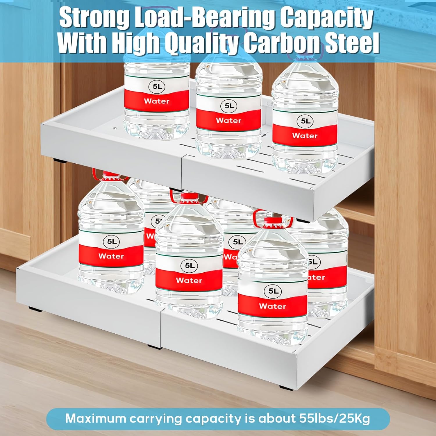 BowLift | 2 Pack Pull-Out Cabinet Drawers – StoreEase