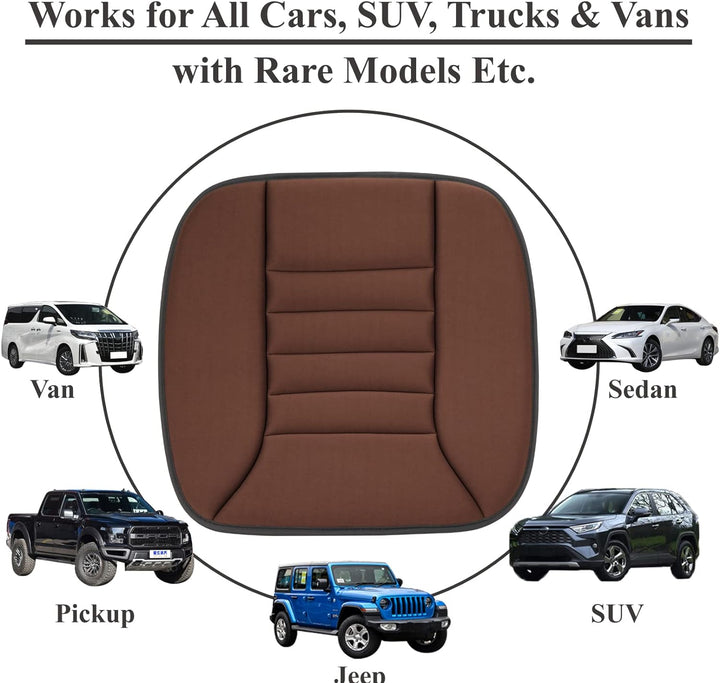 Comfort Memory Foam Car Seat Cushion Bowlift