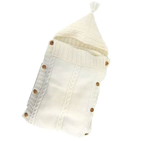 BowLift | Hugnest Baby Wrap – Cozy Newborn Sleeping Bag with Hood in Beige
