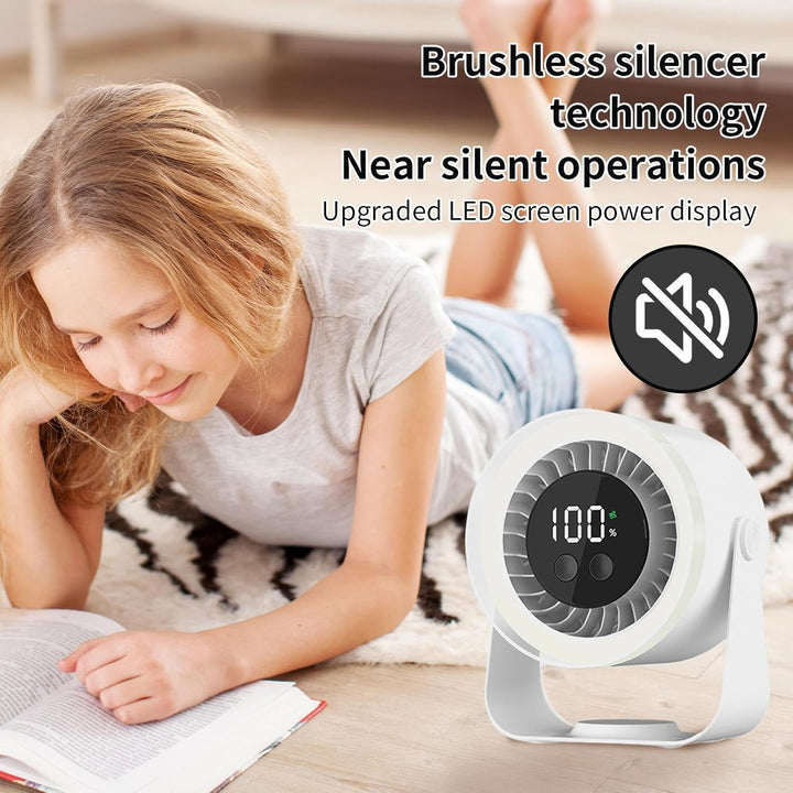 BowLift | Quiet Desk Fan – Auralis