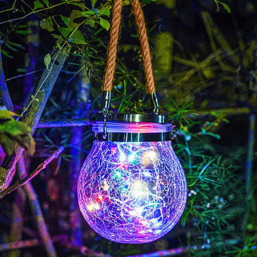 Solar Mason Jar Lamp - Lunara | Bowlift