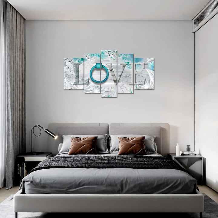 Set Of 5 Artwork Canvas Wall Art Painting | Bowlift