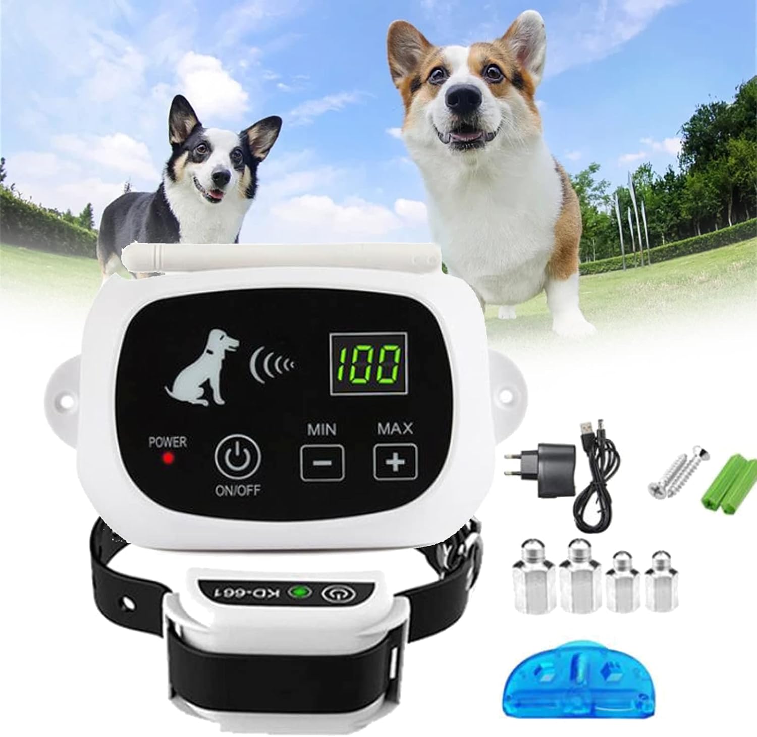 BowLift | Wireless Dog Fence Collar System | Waterproof, Rechargeable & Ideal for Home Training and Outdoor Adventures