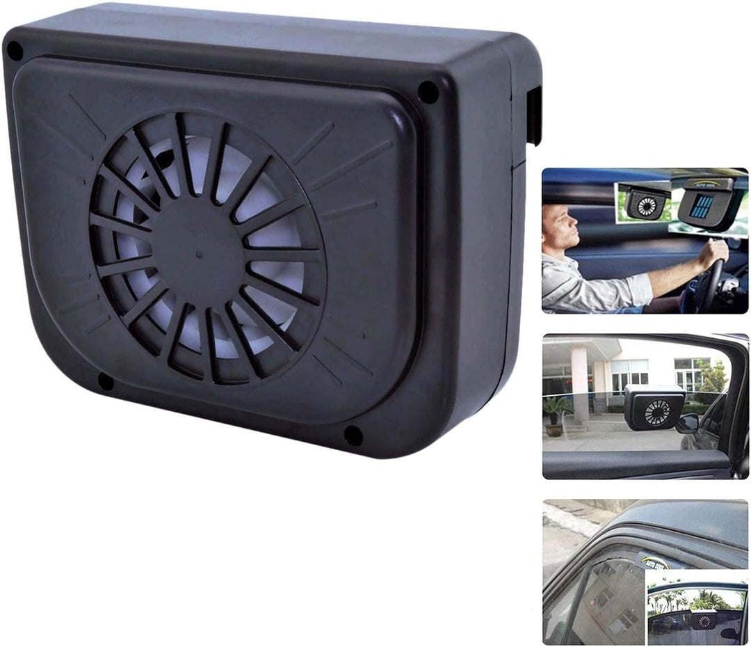Solar-Powered Car Ventilation Fan for Odor and Smoke Elimination | Bowlift