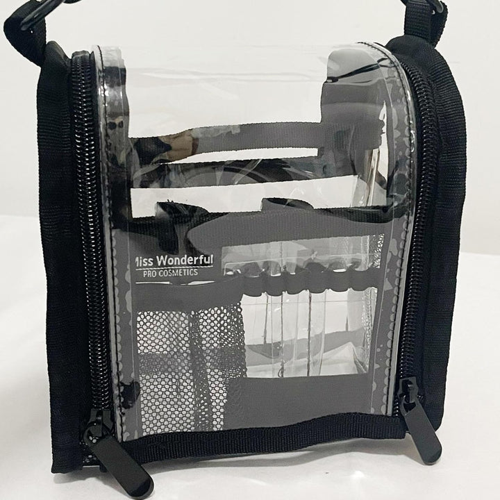 BowLift | Large Transparent PVC Makeup Bag for Travel & Daily Use – Aveline