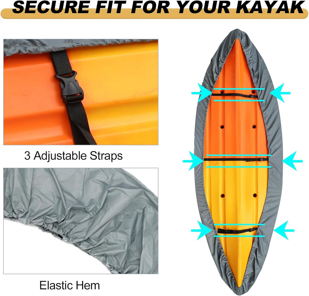 BowLift | Waterproof UV-Resistant Kayak Cover with Adjustable Straps – Marivor