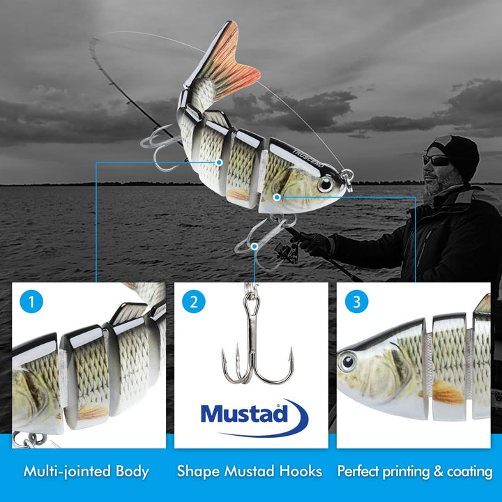 BowLift | 6-Segment Lifelike Fishing Lures