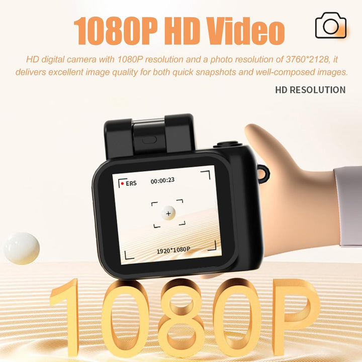 BowLift | Mini Keychain Digital Camera with 1080P Video and Retro Design – Rivoma