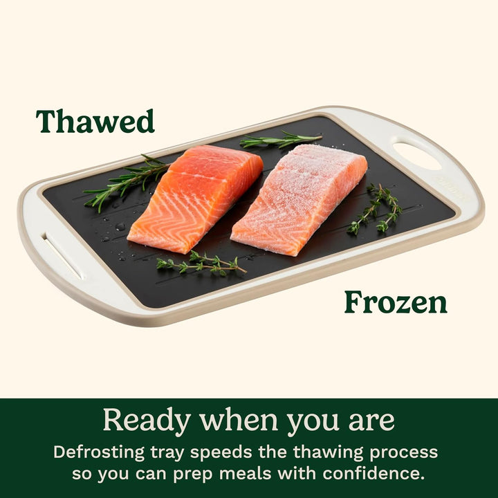 5-in-1 Thaw & Chop Tray, Rapid Defrosting Aluminum Plate