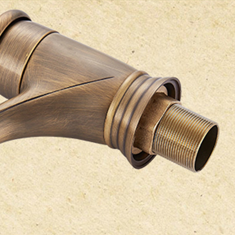 BowLift | Glam Style Bathroom Sink Faucet Single Handle Low Arc Sink Faucet