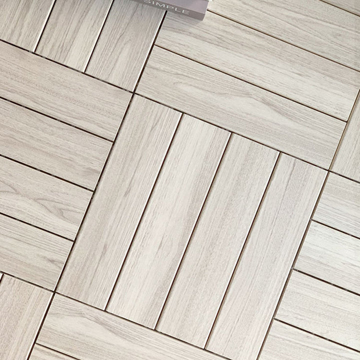 BowLift | Ground Patio Square Stripe Composite Waterproof Deck Board