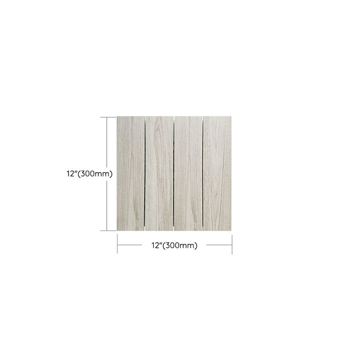 BowLift | Ground Patio Square Stripe Composite Waterproof Deck Board