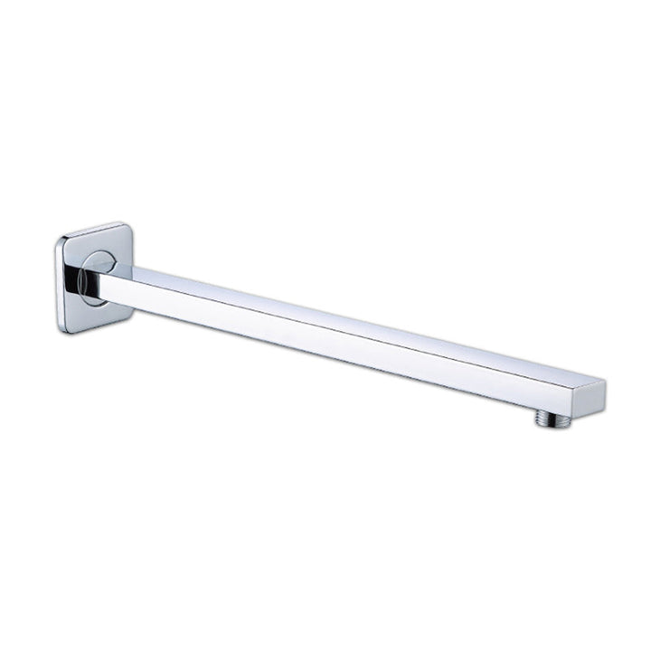 BowLift | Black Square Fixed Shower Head Modern Style Wall Mounted Shower Head