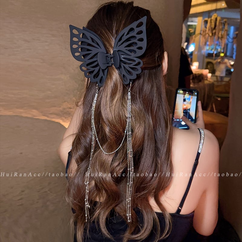 BowLift | Tassel butterfly hair clip