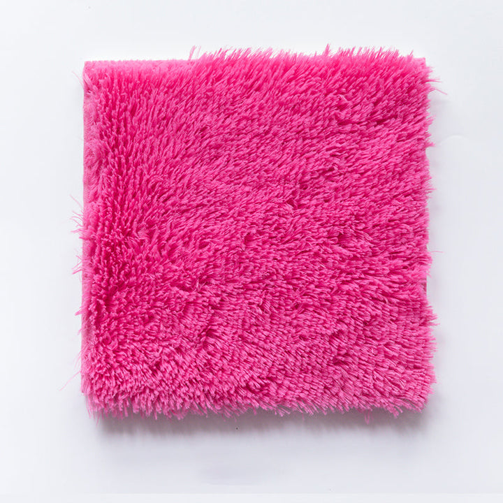 BowLift | Bedroom Carpet Tiles Solid Square Shag Stain Resistant Carpet Tiles
