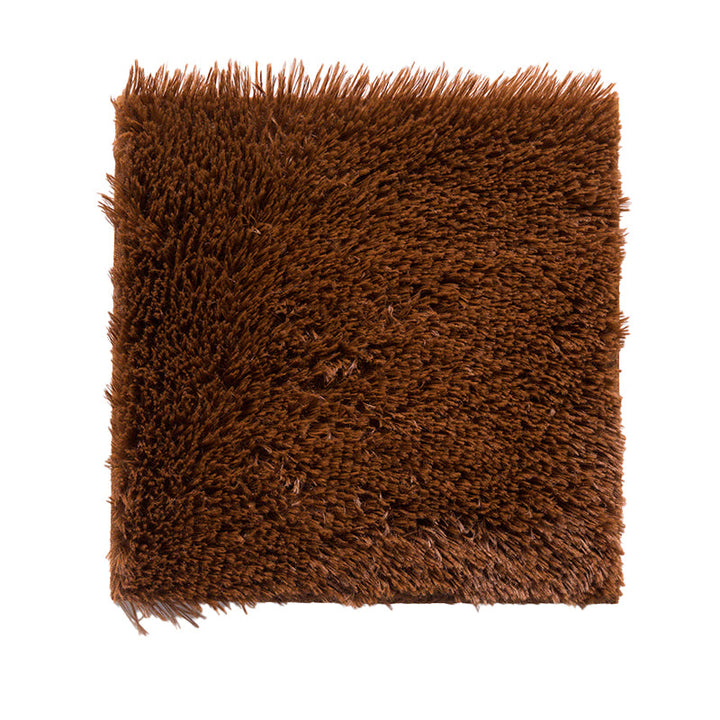 BowLift | Bedroom Carpet Tiles Solid Color Square Shag Stain Resistant Carpet Tiles