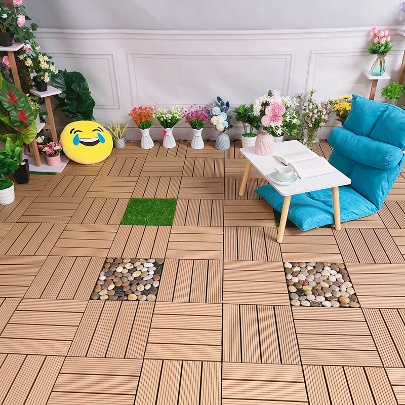 BowLift | Modern Style Wood Floor Corrosion Protection Square Outdoor Wood Floor