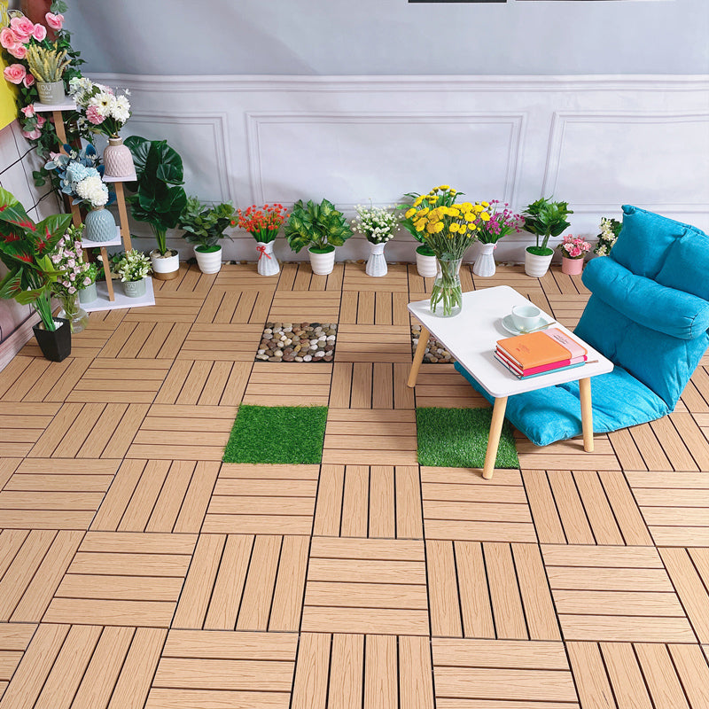 BowLift | Modern Style Wood Floor Corrosion Protection Square Outdoor Wood Floor