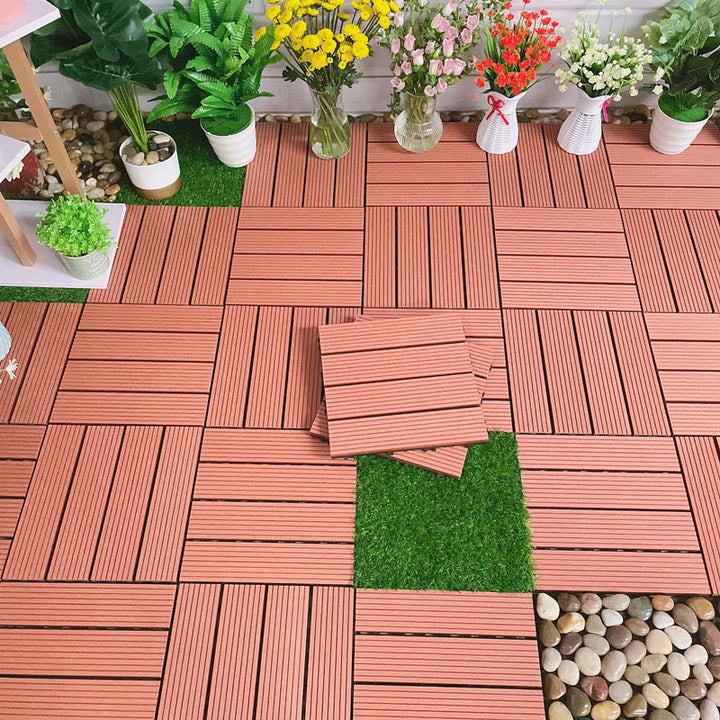BowLift | Modern Style Wood Floor Corrosion Protection Square Outdoor Wood Floor