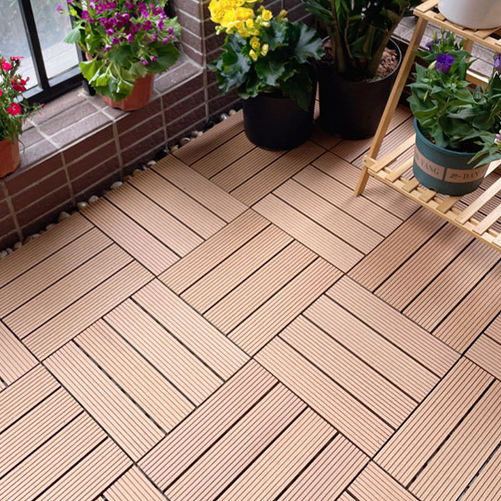 BowLift | Corrosion-resistant Wood Floor Modern Style Square Outdoor Wood Floor