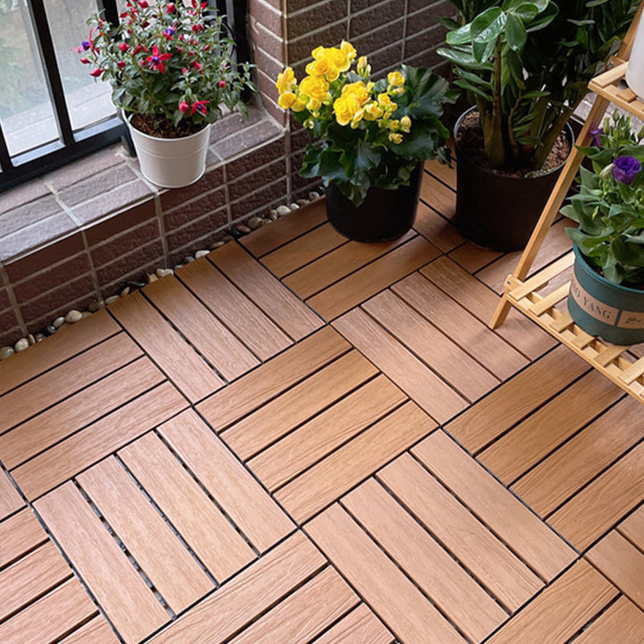 BowLift | Corrosion-resistant Wood Floor Modern Style Square Outdoor Wood Floor