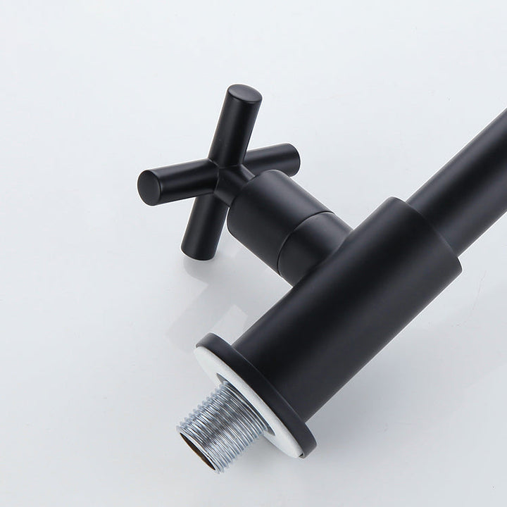 BowLift | Widely used wall-mounted bathroom sink faucet cross handle low arch faucet
