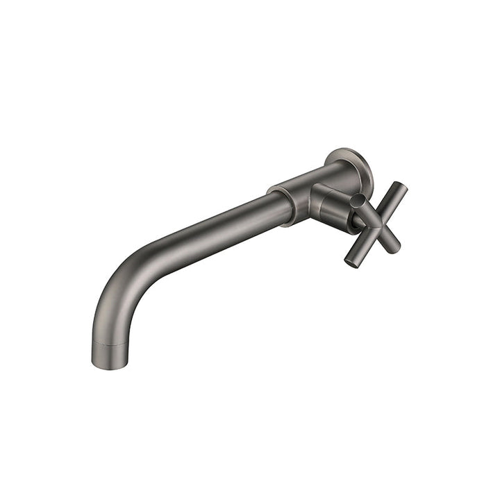 BowLift | Widely used wall-mounted bathroom sink faucet cross handle low arch faucet