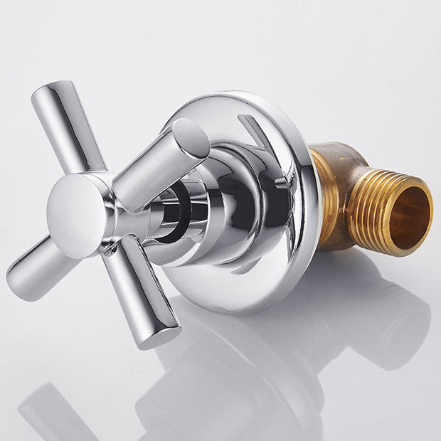 BowLift | Modern bathroom faucet wall-mounted cross handles low arc faucet