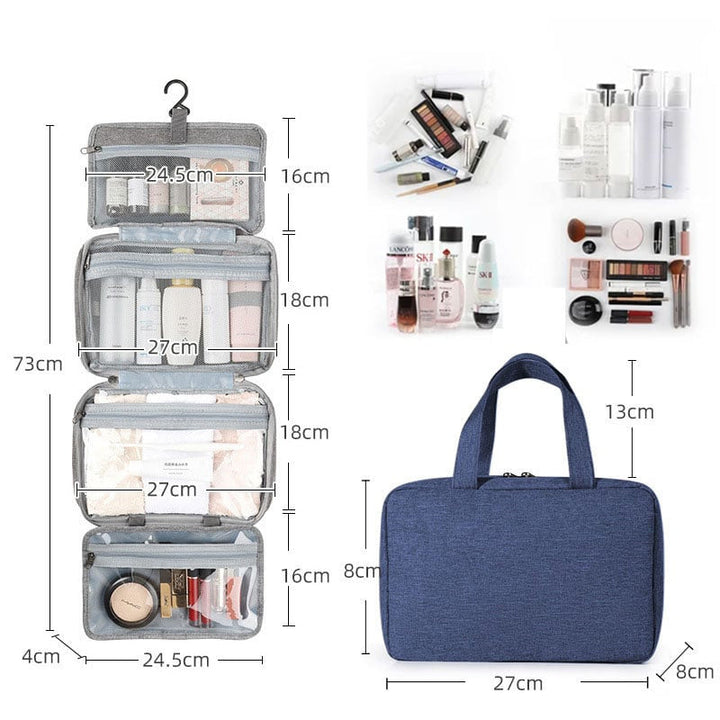 Waterproof Toiletry Bag Travel Bag with Hook for Hanging Bowlift