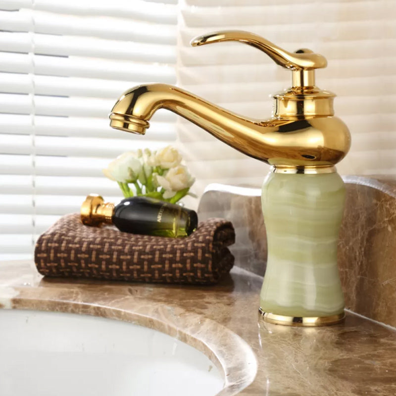 BowLift | Luxury Vessel Faucet Lever Handle Low Arc Vessel Sink Bathroom Faucet
