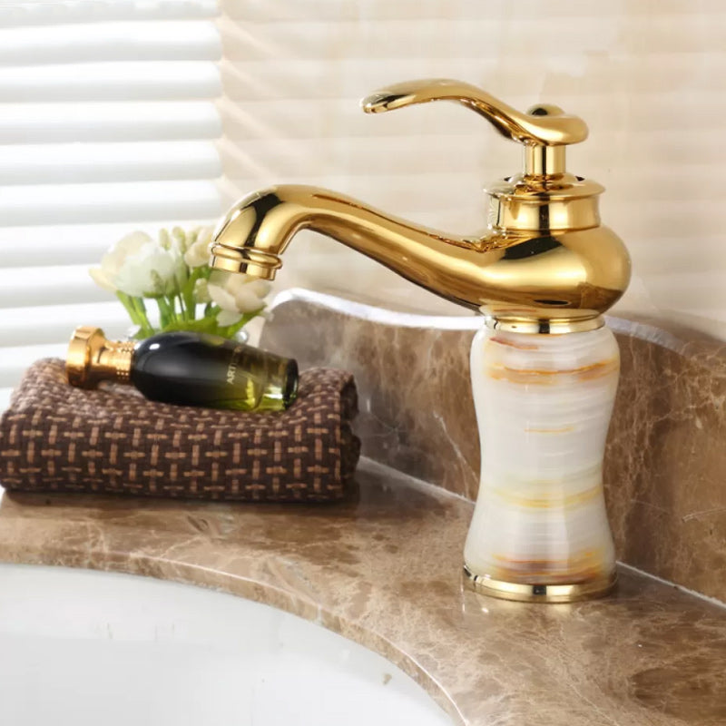 BowLift | Luxury Vessel Faucet Lever Handle Low Arc Vessel Sink Bathroom Faucet