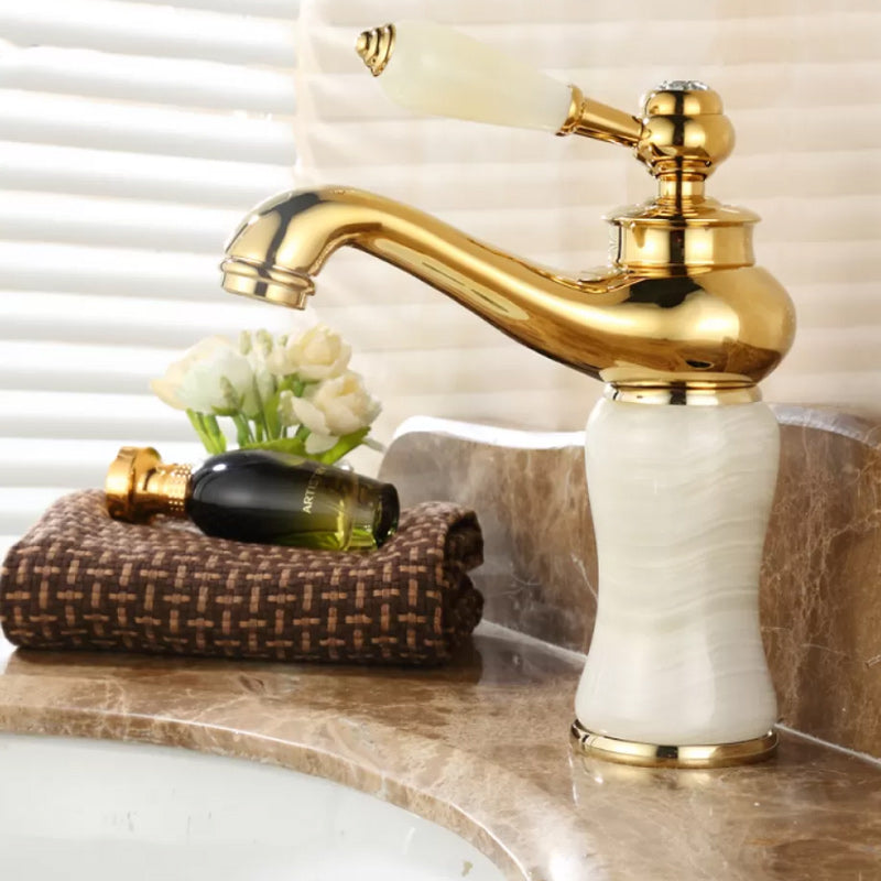 BowLift | Luxury Vessel Faucet Lever Handle Low Arc Vessel Sink Bathroom Faucet