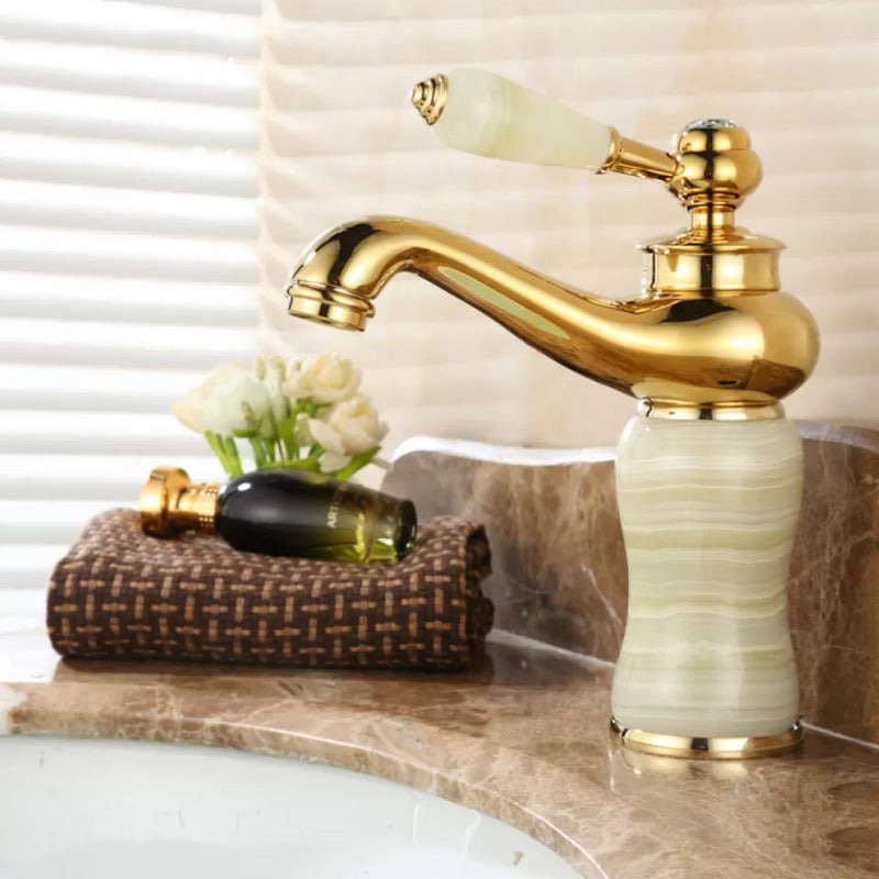 BowLift | Luxury Vessel Faucet Lever Handle Low Arc Vessel Sink Bathroom Faucet