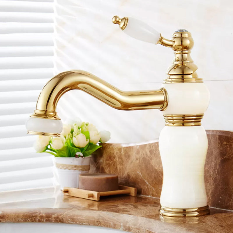 BowLift | Luxury Vessel Faucet Lever Handle Low Arc Vessel Sink Bathroom Faucet