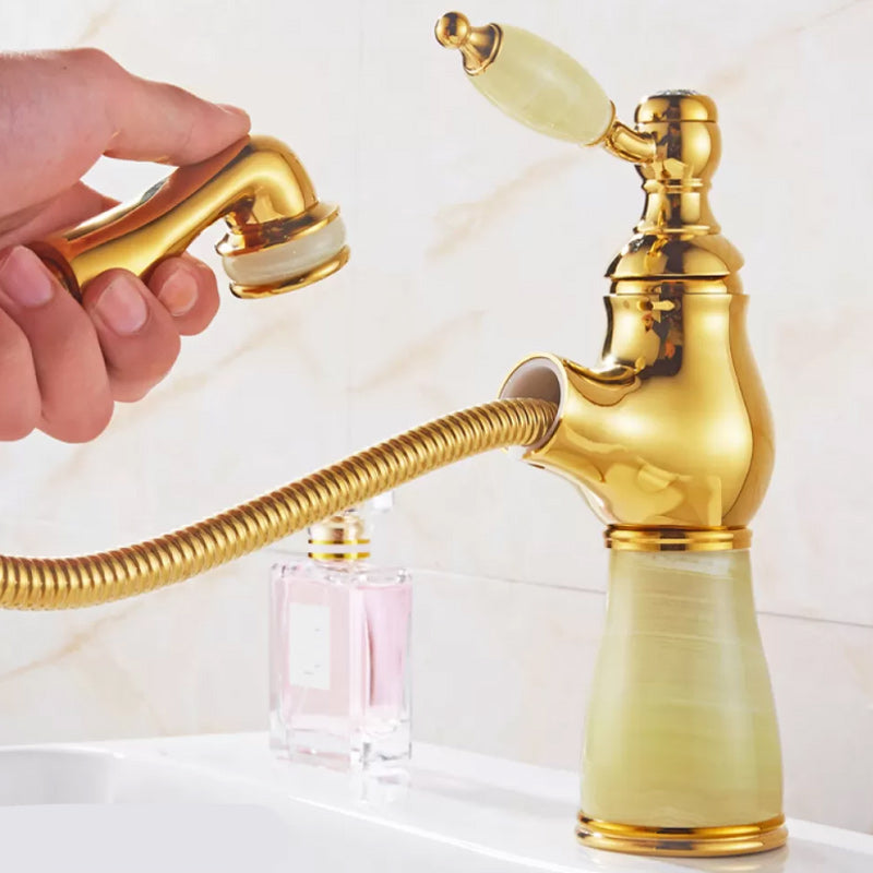 BowLift | Luxury Vessel Faucet Lever Handle Low Arc Vessel Sink Bathroom Faucet