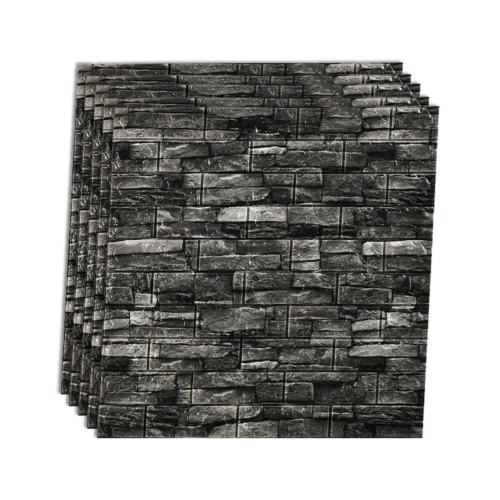 BowLift | Industrial Wall Panel 3D Brick Wall Panels Waterproof Stickers Wall Tiles Set of 10