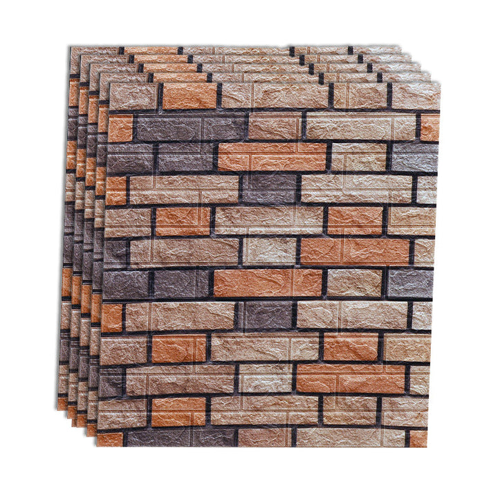 BowLift | Industrial Wall Panel 3D Brick Wall Panels Waterproof Stickers Wall Tiles Set of 10