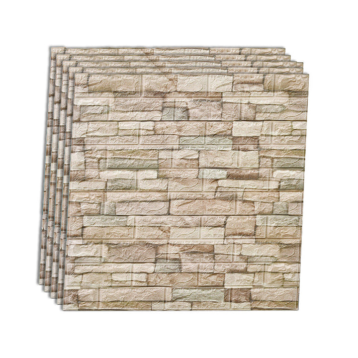 BowLift | Industrial Wall Panel 3D Brick Wall Panels Waterproof Stickers Wall Tiles Set of 10