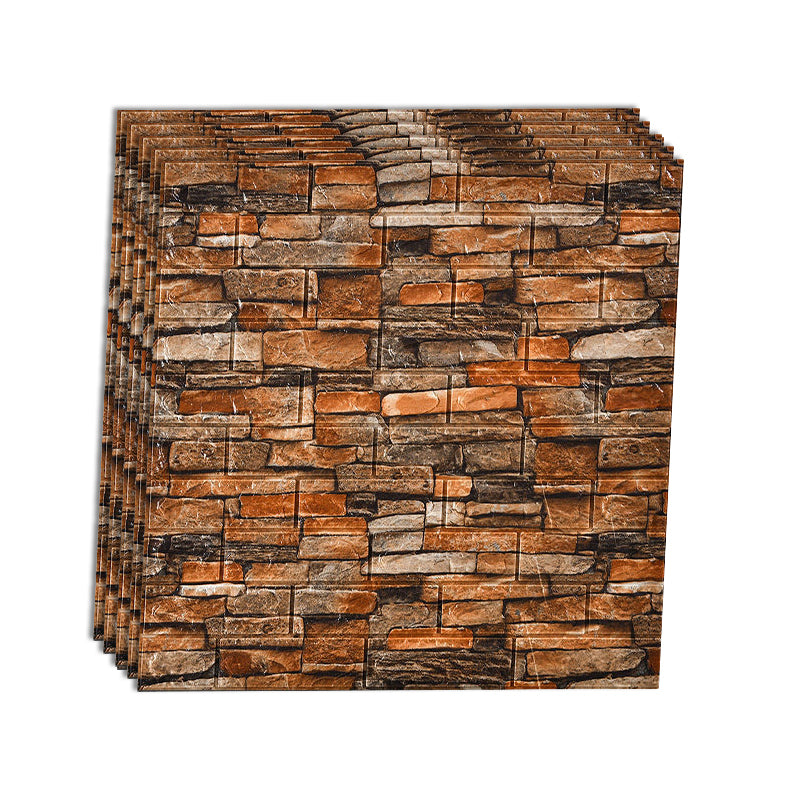 BowLift | Industrial Wall Panel 3D Brick Wall Panels Waterproof Stickers Wall Tiles Set of 10