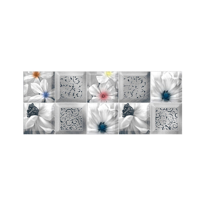 BowLift | Plastic Peel and Stick Backsplash Tile Square Wallpaper with waterproof