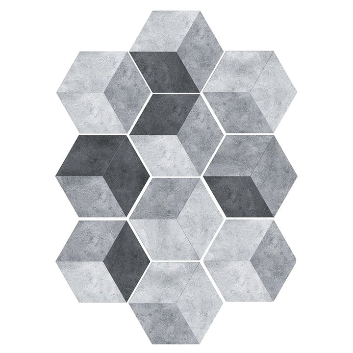 BowLift | Plastic Mosaic Tile Wallpaper Hexagonal for Stick and Remove Back Wall Tile